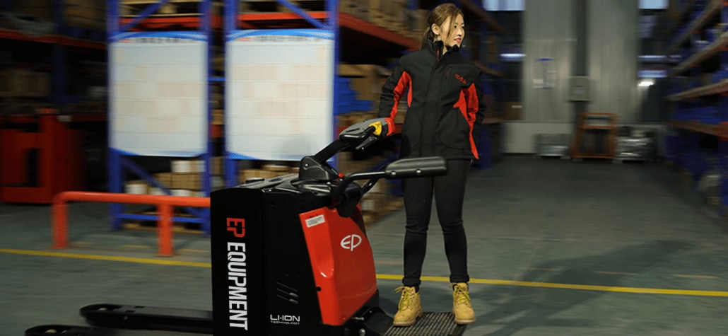 Gabelhubwagen RPL201-H - Flurförderzeug, elektrisch, Paletten, nierderhub, mitfahren